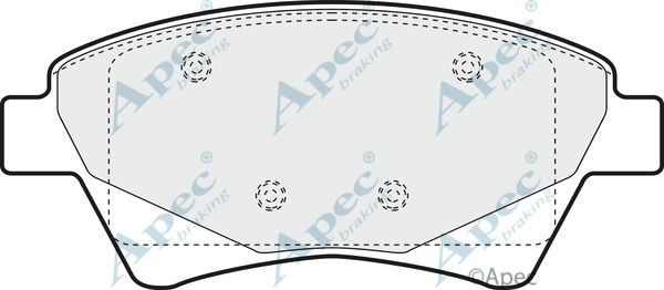 APEC BRAKING Jarrupala, levyjarru PAD1410